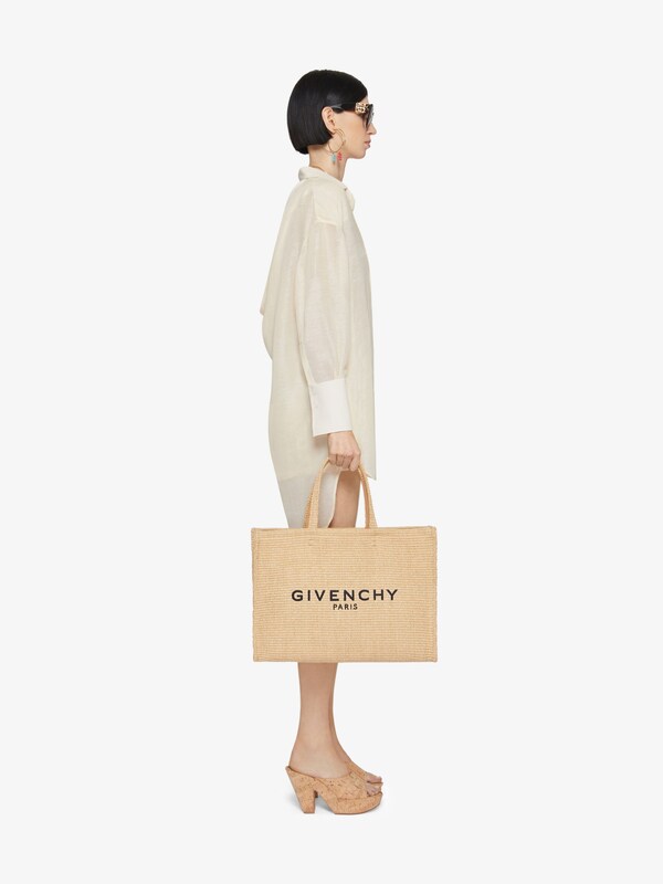 Givenchy Oversized Shirt In Silk And Linen With Draped Back