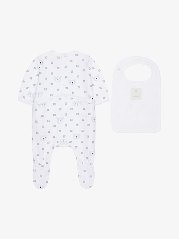 Givenchy Pyjamas Bib And Case In 4G Cotton Gift Set