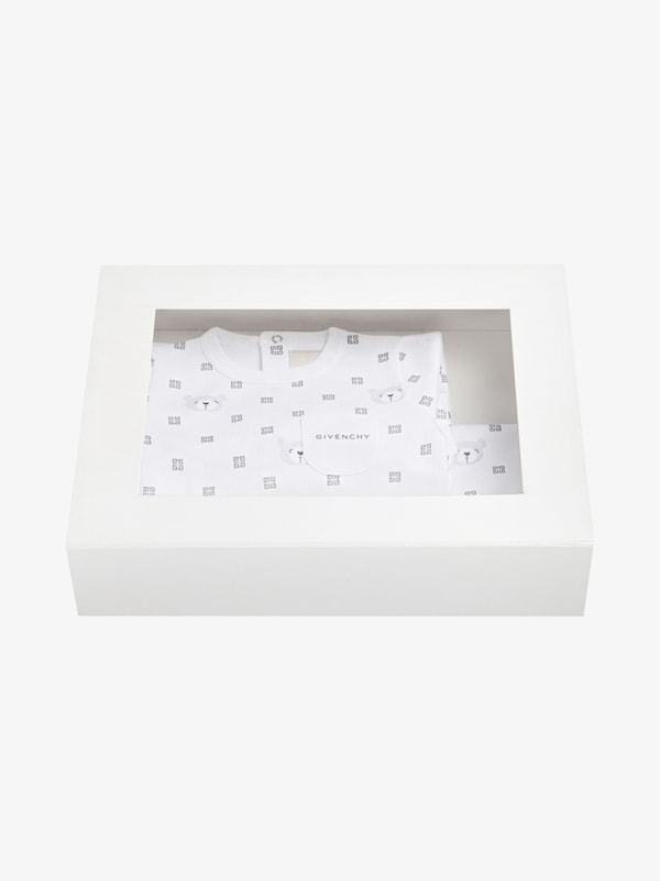 Givenchy Pyjamas Bib And Case In 4G Cotton Gift Set