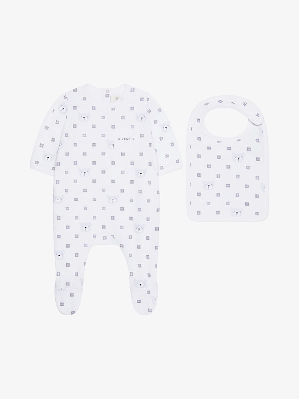 Givenchy Pyjamas bib and case in 4G cotton gift set