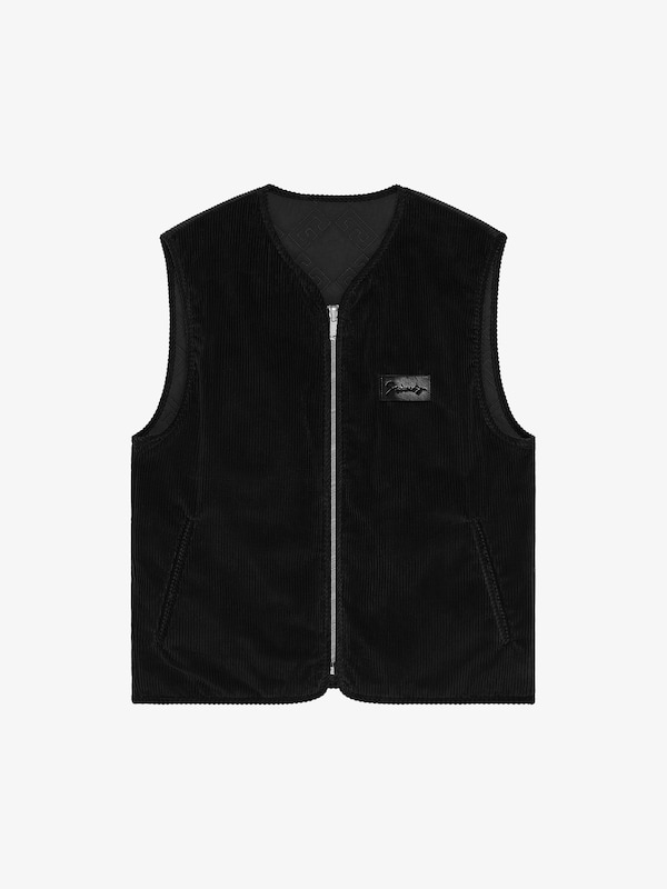 Givenchy Reversible Waistcoat In Mixed Fabrics With Monogram 72