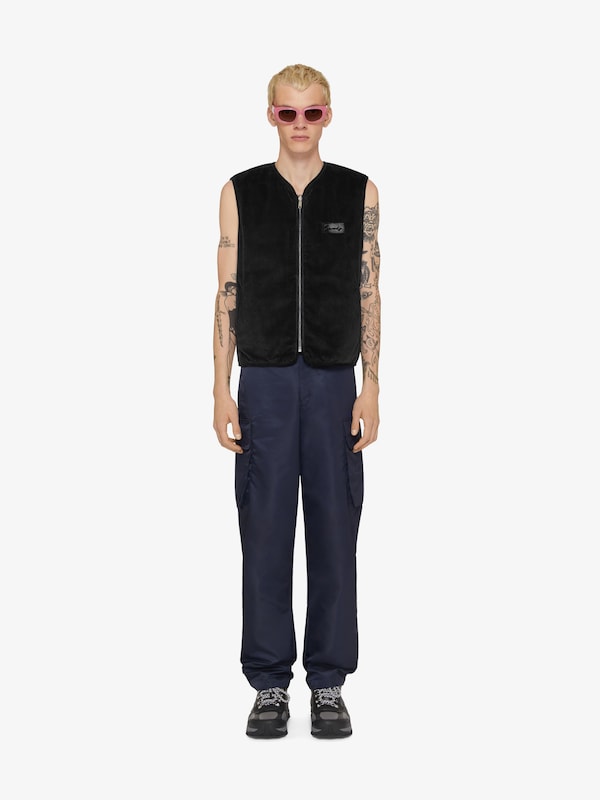Givenchy Reversible waistcoat in mixed fabrics with monogram 72