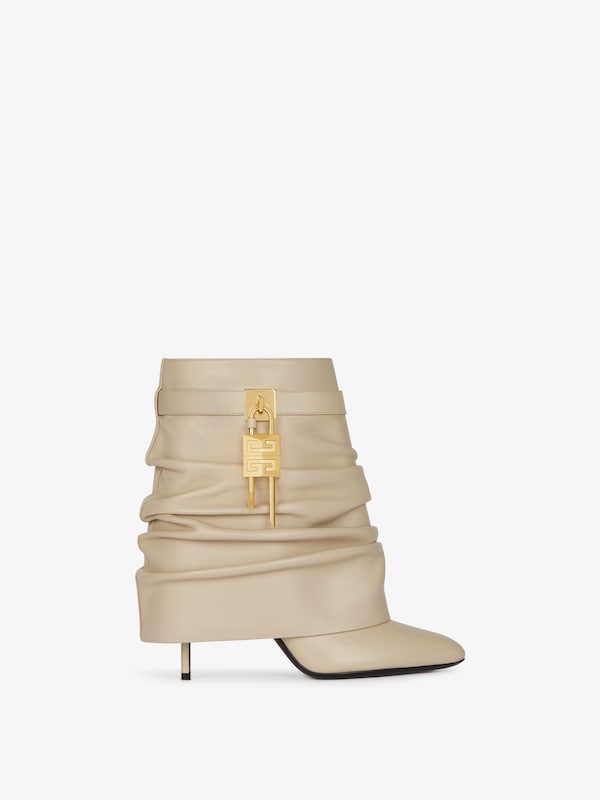 Givenchy Shark Lock Stiletto ankle boots in nappa leather