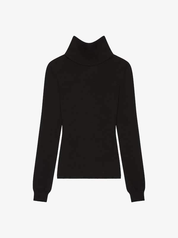 Givenchy Slim Fit Sweater In Cashmere Tied At The Back