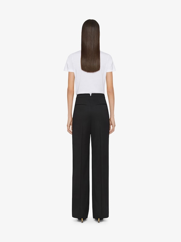 Givenchy Slim Fit T-shirt In Cotton And Crystals Monogram 72