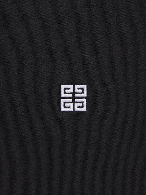 Givenchy Slim Fit T-shirt In Cotton With 4G Embroidery