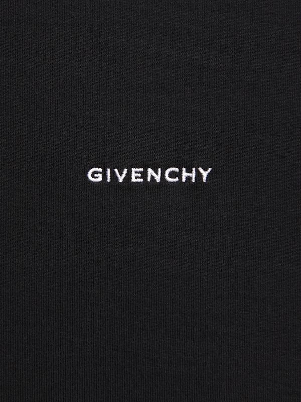 Givenchy Slim Fit T-shirt In Cotton With 4G Embroidery