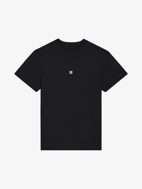 Givenchy Slim fit t-shirt in cotton with 4G embroidery