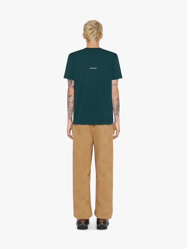 Givenchy Slim Fit T-shirt In Cotton With 4G Embroidery