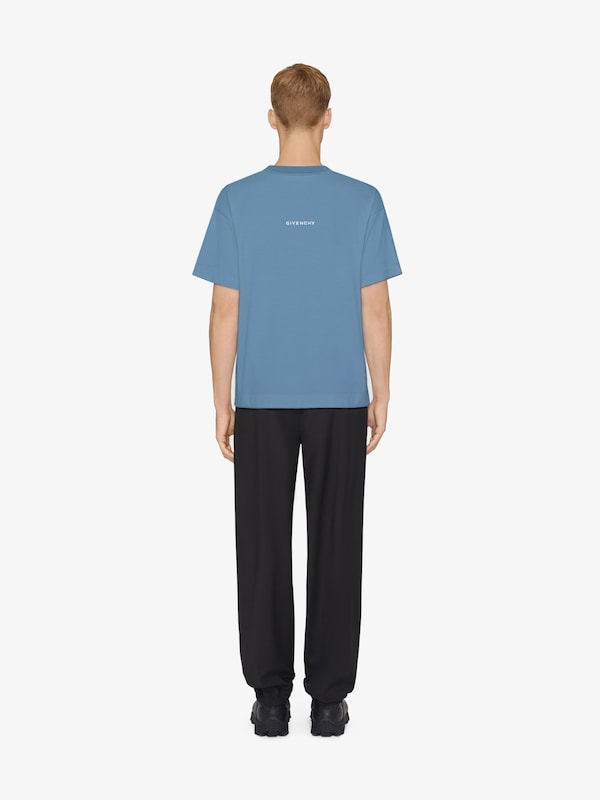 Givenchy Slim Fit T-shirt In Cotton With 4G Embroidery