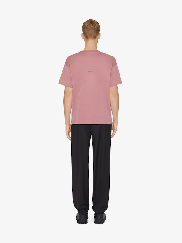 Givenchy Slim Fit T-shirt In Cotton With 4G Embroidery