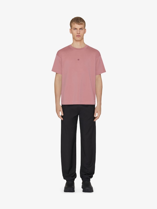 Givenchy Slim fit t-shirt in cotton with 4G embroidery