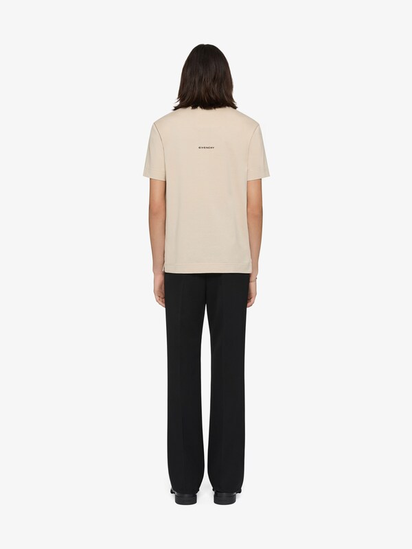 Givenchy Slim Fit T-shirt In Cotton With 4G Embroidery