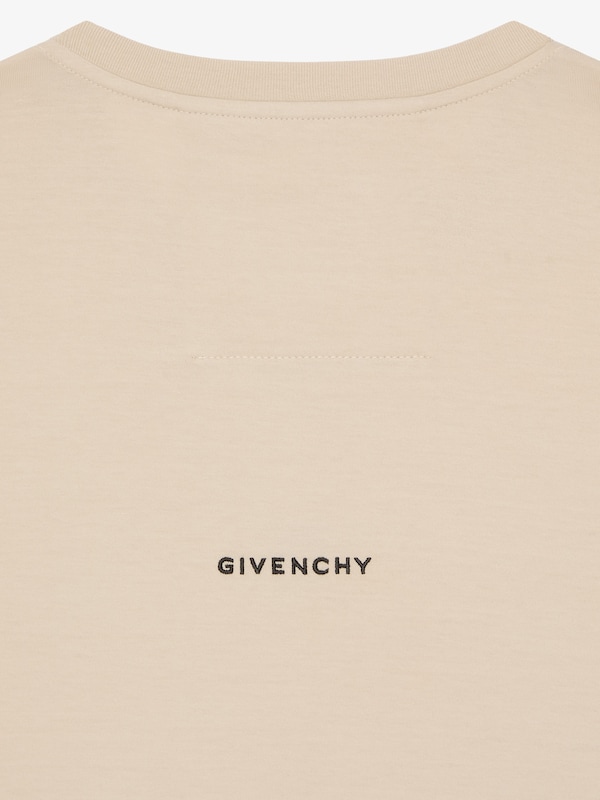 Givenchy Slim Fit T-shirt In Cotton With 4G Embroidery