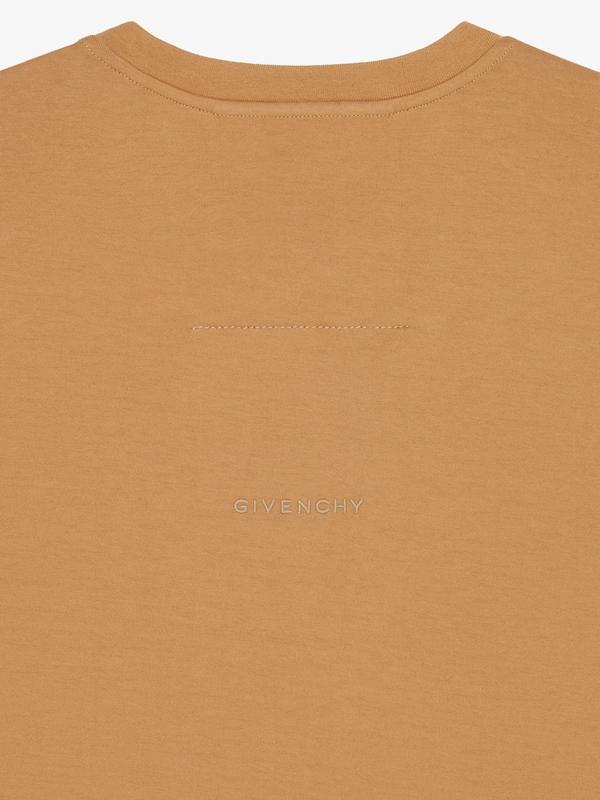 Givenchy Slim Fit T-shirt In Cotton With 4G Embroidery
