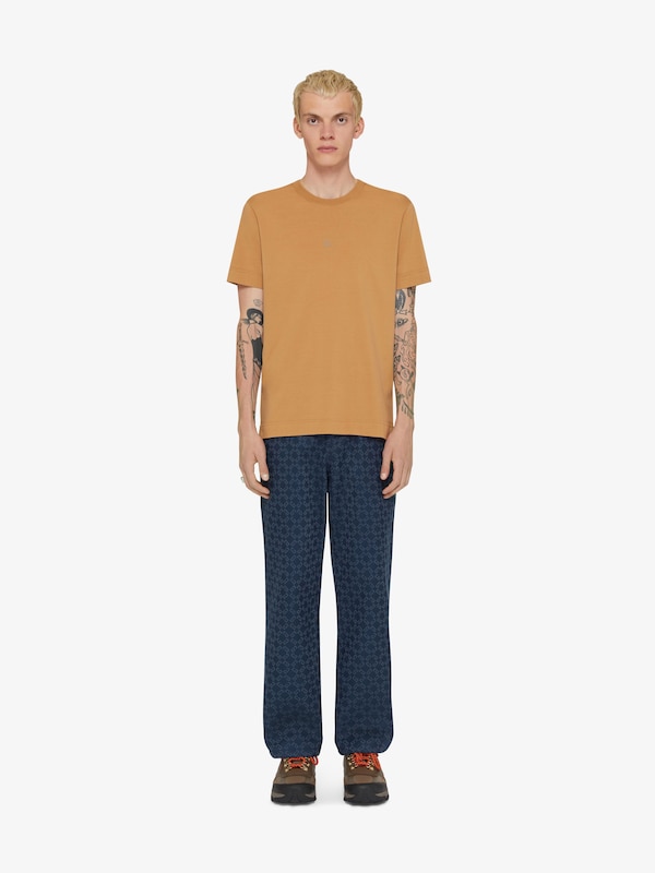 Givenchy Slim fit t-shirt in cotton with 4G embroidery