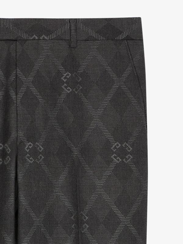 Givenchy Slim Fit Tailored Pants In Monogram 72 Jacquard