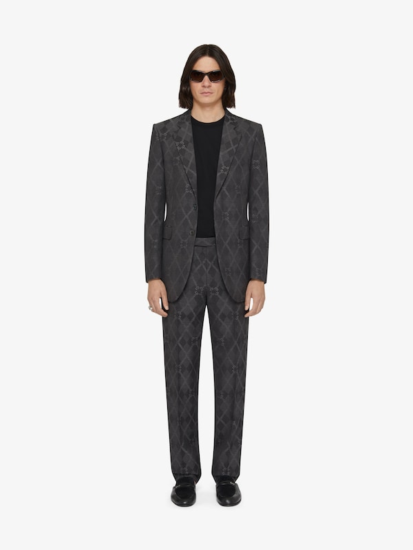 Givenchy Slim fit tailored pants in monogram 72 jacquard