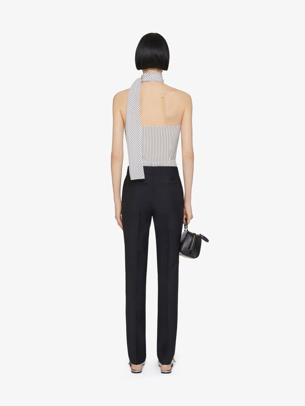 Givenchy Slim Fit Tailored Pants In Wool And Mohair