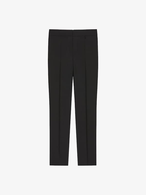 Givenchy Slim Fit Tailored Pants In Wool And Mohair