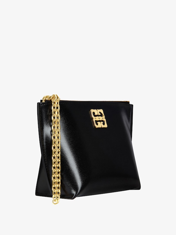 Givenchy Small 4G Liquid Pouch In Box Leather With Chain