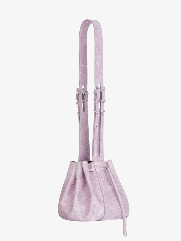 Givenchy Small Pumpkin Bag In Crackled Patent Leather