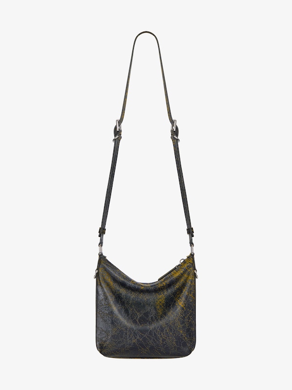 Givenchy Small Voyou Crossbody Bag In Crackled Leather