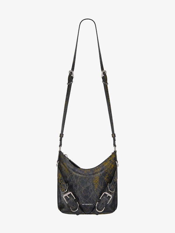Givenchy Small Voyou Crossbody bag in crackled leather