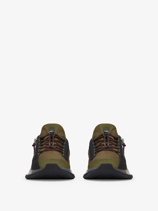 Givenchy Spectre Sneakers In Quilted Fabric And Suede