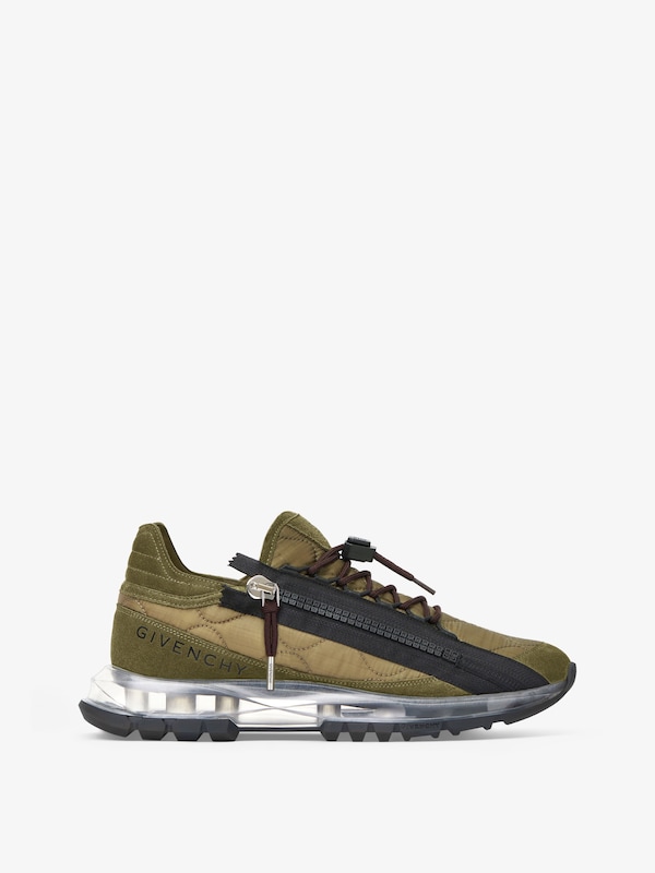 Givenchy Spectre sneakers in quilted fabric and suede