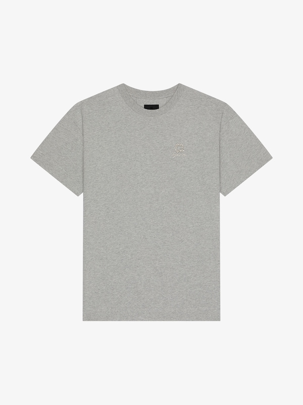 Givenchy T-shirt In Cotton With Crystals And 4G Detail