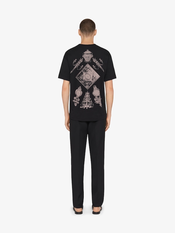 Givenchy T-shirt In Cotton With Hubert Objects Print