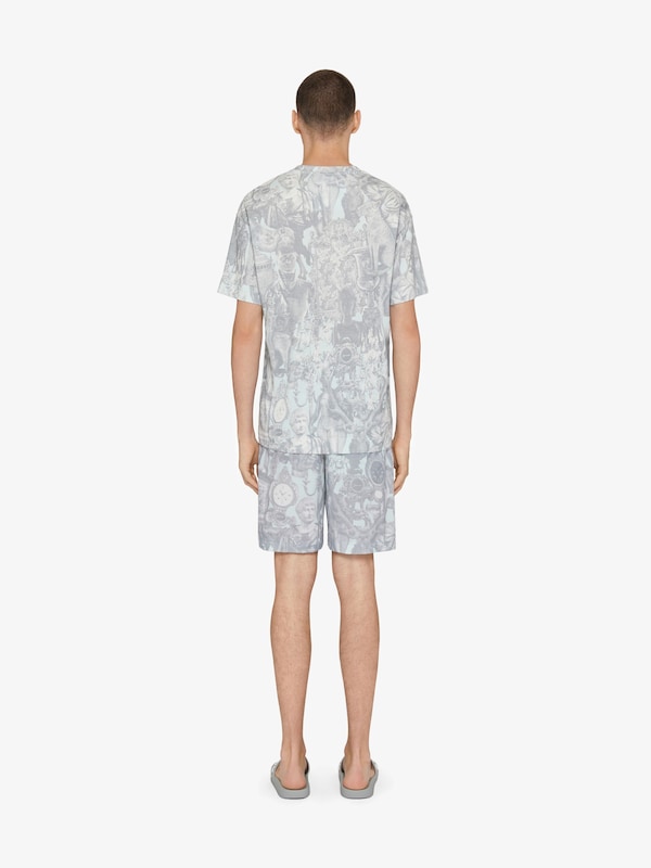 Givenchy T-shirt In Cotton With Hubert Objects Print