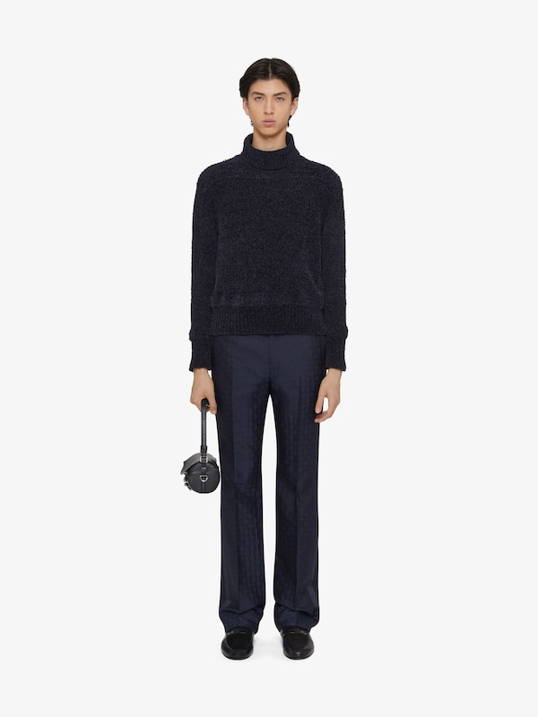 Givenchy Turtleneck sweater in chenille with 4G detail