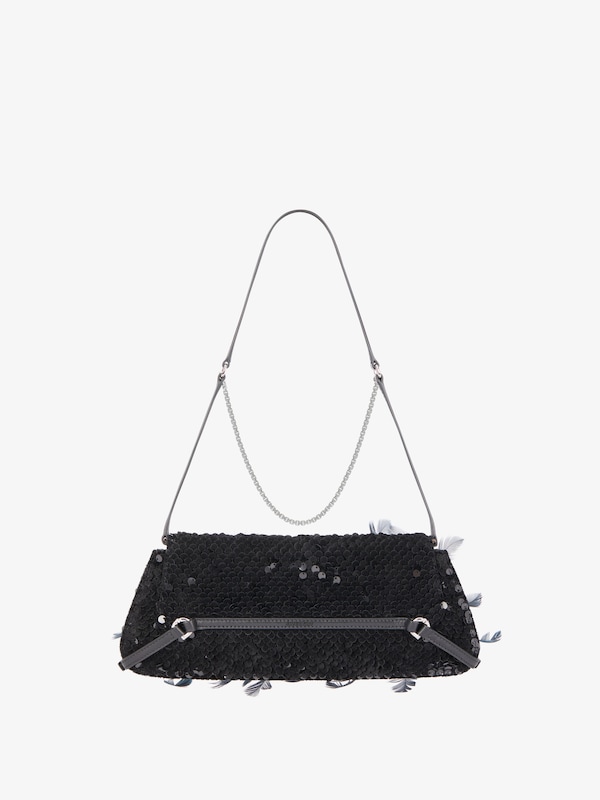 Givenchy Voyou Clutch Bag In Satin With Embroidered Sequins