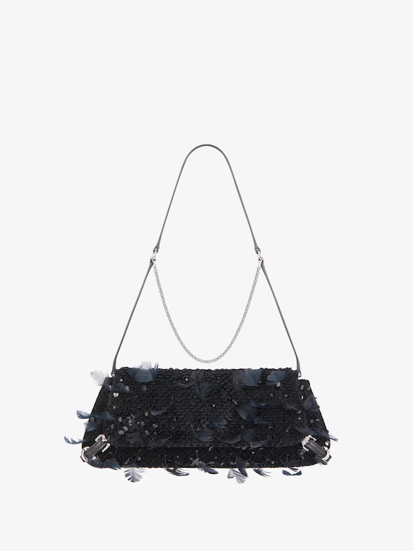 Givenchy Voyou Clutch bag in satin with embroidered sequins