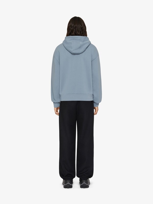 Givenchy Zipped Hoodie In Fleece With Hubert Objects Embroidery