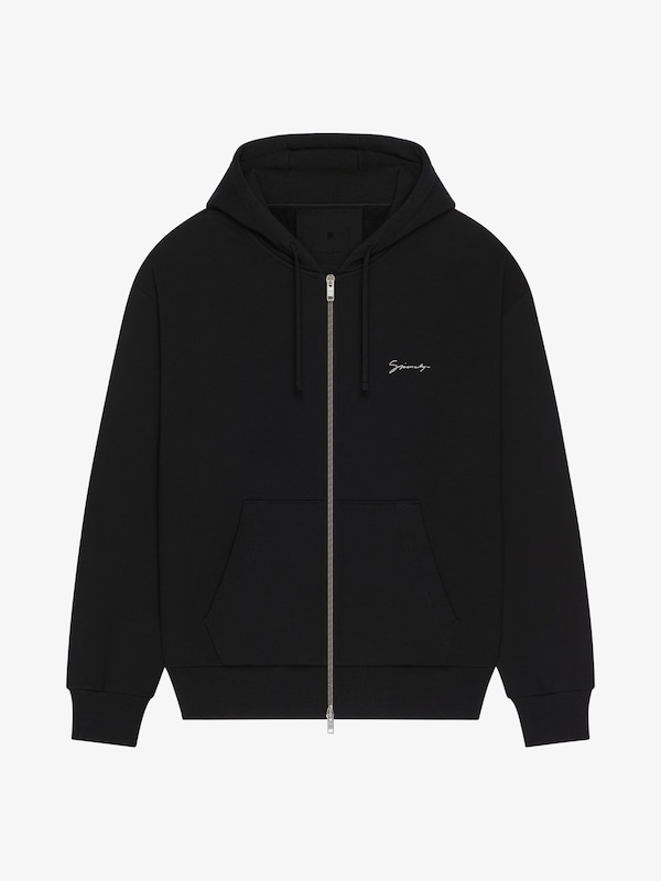 Givenchy Zipped Hoodie In Fleece With Hubert Objects Print