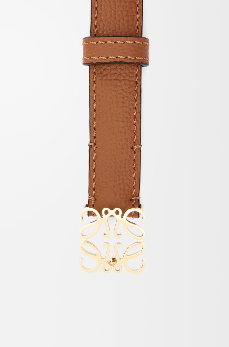 Loewe Anagram Belt In Pebble Grain Calfskin 4 Colours