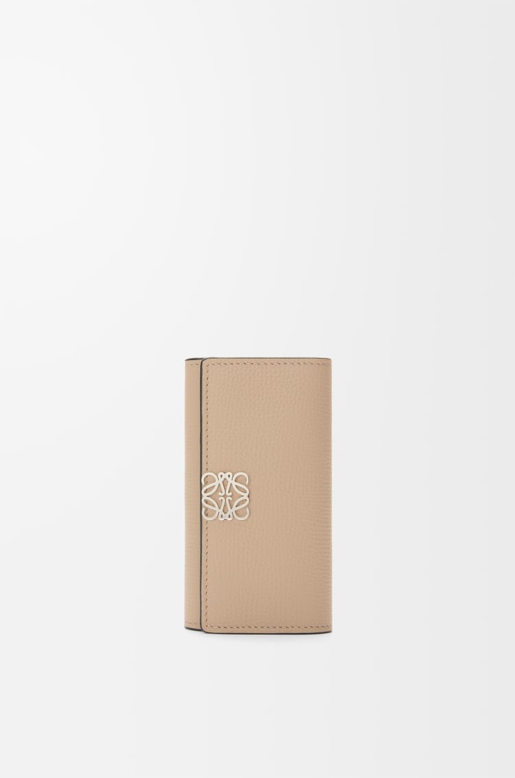 Loewe Anagram key case in pebble grained calfskin 5 Colours