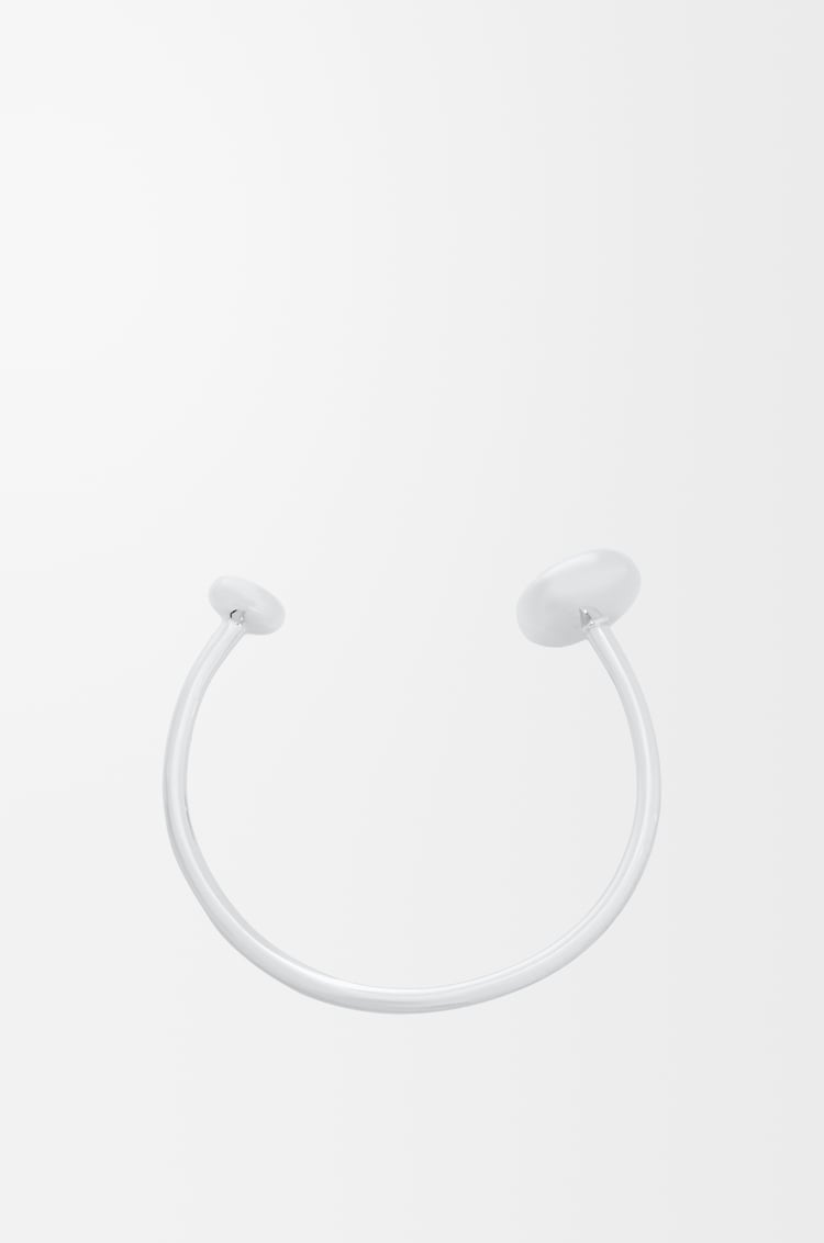 Loewe Anagram Pebble Cuff In Sterling Silver 1 Colours