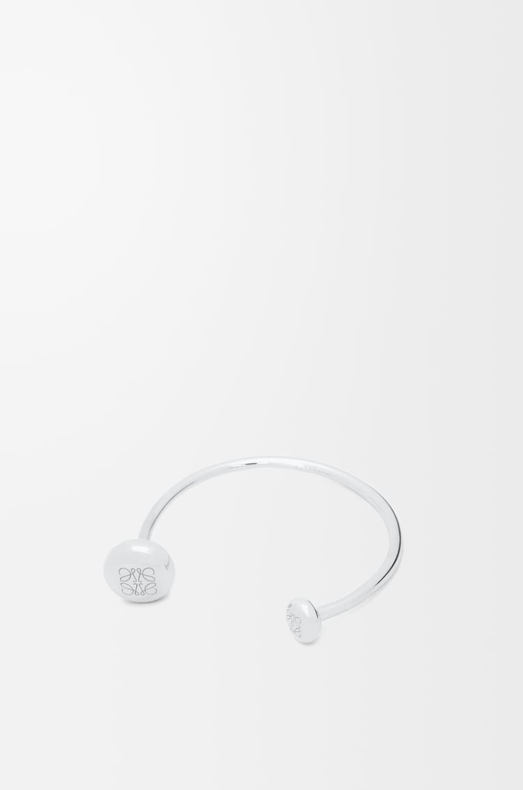 Loewe Anagram Pebble cuff in sterling silver 1 Colours