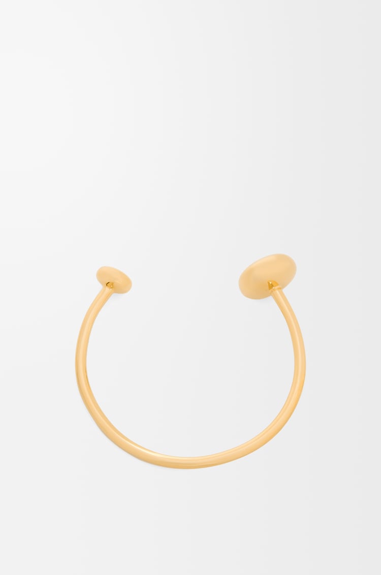 Loewe Anagram Pebble Cuff In Sterling Silver 1 Colours