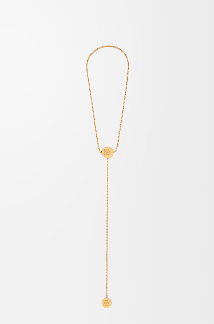 Loewe Anagram Pebble necklace in sterling silver 1 Colours