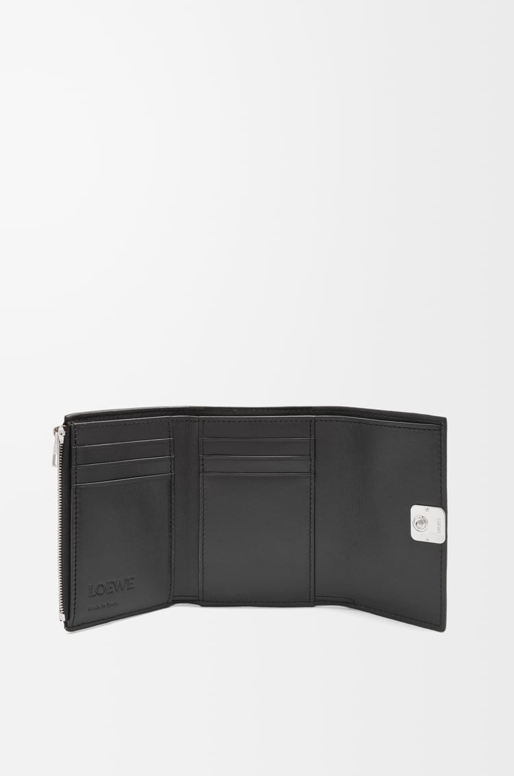 Loewe Anagram Small Vertical Wallet In Pebble Grained Calfskin 5 Colours