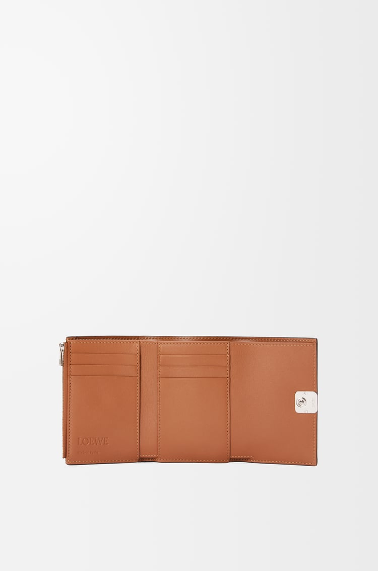 Loewe Anagram Small Vertical Wallet In Pebble Grained Calfskin 5 Colours
