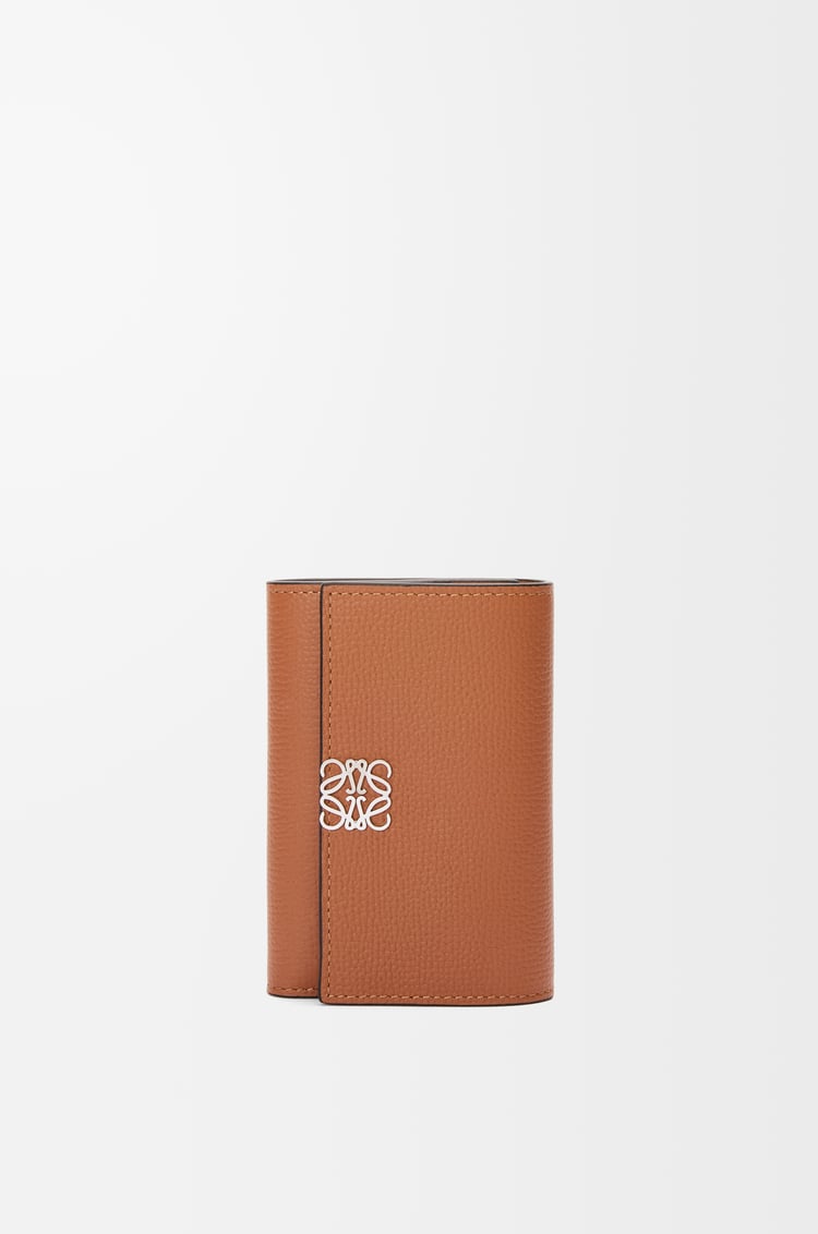 Loewe Anagram small vertical wallet in pebble grained calfskin 5 Colours