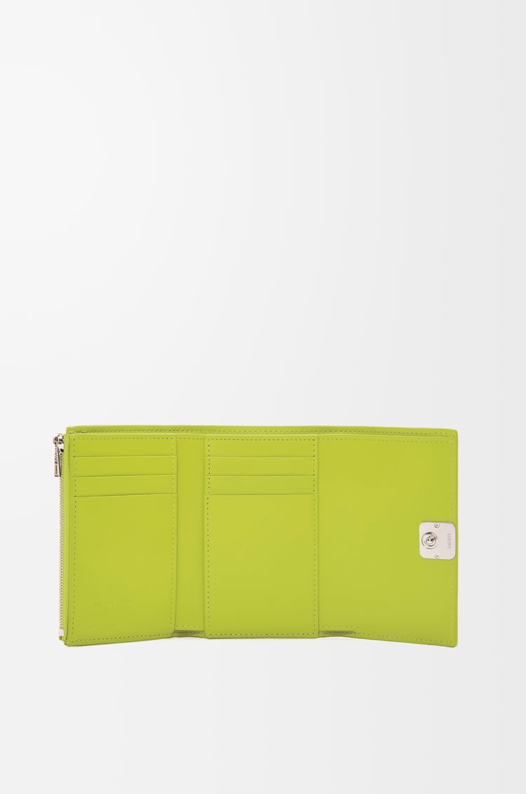 Loewe Anagram Small Vertical Wallet In Pebble Grained Calfskin 3 Colours