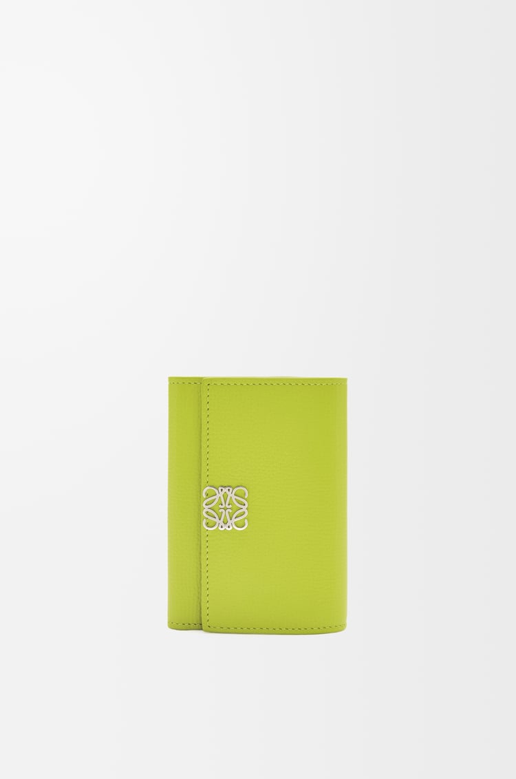 Loewe Anagram small vertical wallet in pebble grained calfskin 3 Colours