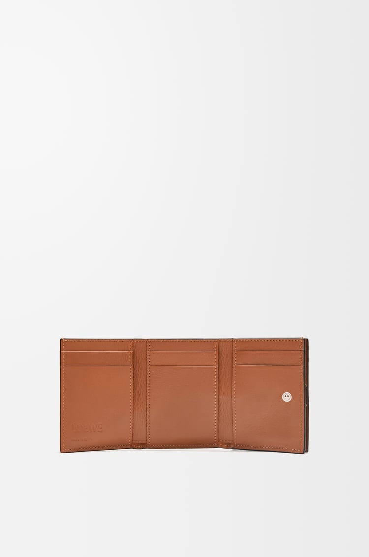 Loewe Anagram Trifold Wallet In Pebble Grain Calfskin 5 Colours